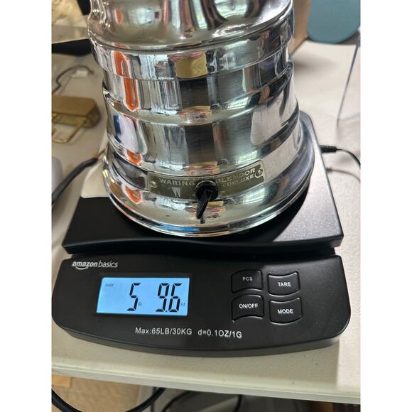 Retro Chrome Blender Lamp Waring Blendor Upcycled Kitchen Light - Picture 12 of 12